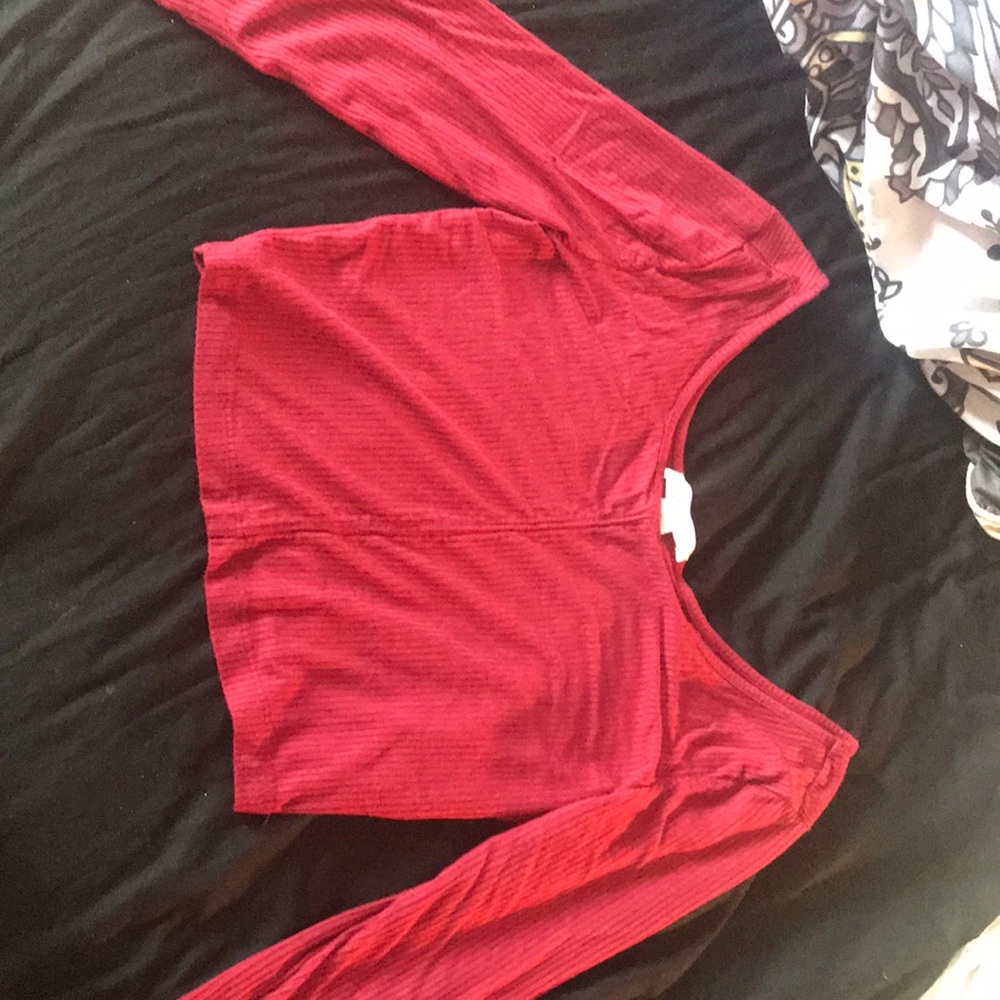 Burgundy Quarter Sleeve